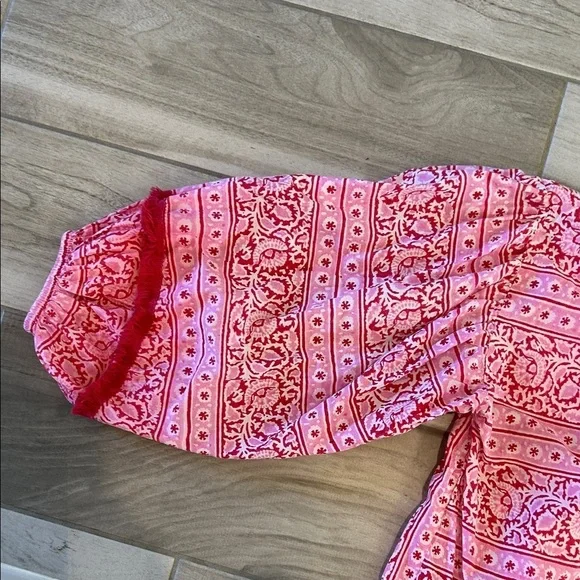 Tuckernuck Pink Patterned Swim Coverup - Picture 10 of 12